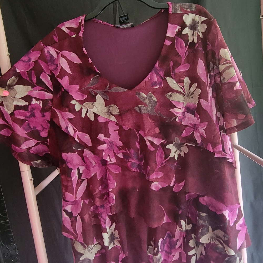 Maroon/Purple Shirt 5x